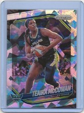 2025 Panini Prizm Ice Prizm Teaira McCowan WNBA #48 Dallas Wings