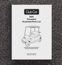 Manual de piezas de servicio 2004 gasolina y electricidad Club Car Precedent 1203P0