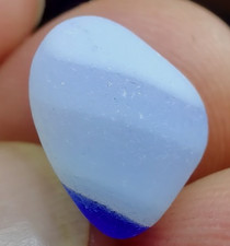 Flawless BEAUTIFUL Cobalt  Opalescent Multi- Real Davenport Beach Sea Glass