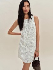 Reformation Rosemond Mini Dress / Size 0 / NWT Blue & White Hanna Print