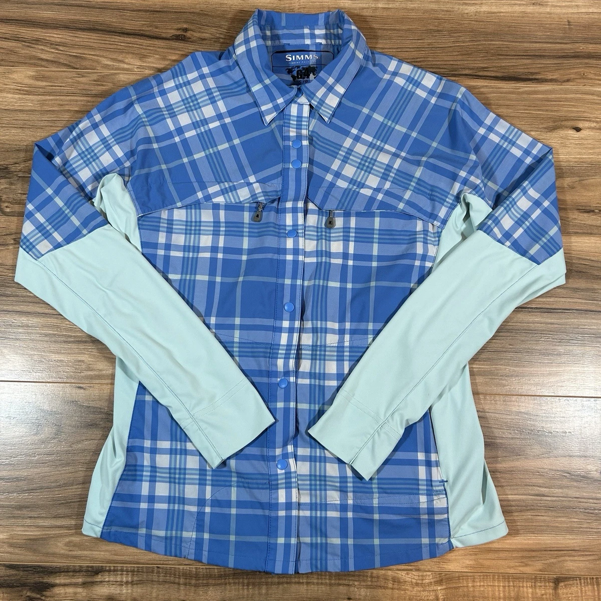 CHEMISE FEMME CINTRÉE MANCHES LONGUES BAXTER WOMEN - Ciel vif / Marine