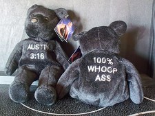 1999 WWF Attitude Bear NWT Steve Austin