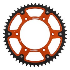 Supersprox Orange Stealth sprocket For 52T Chain Size 520; RST-990-52-ORG