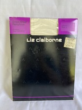 Liz Claiborne Size 2 Alabaster Dress Sheer Pantyhose Made In USA
