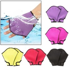 Water Gear Webbed Gloves Swimming Hand   Fit Training Paddles Snorkeling .