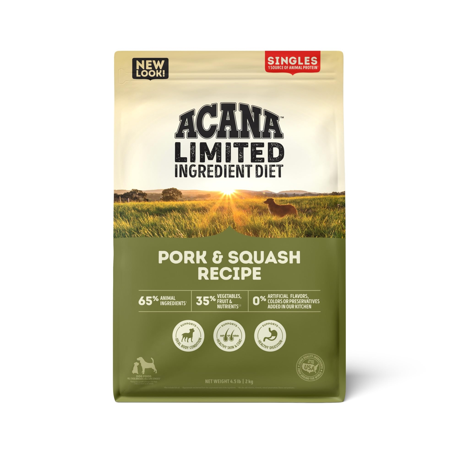 High Protein Pork Squash 4.5 Lb Bag