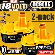 2PACK 18V For Dewalt 18 VOLT XRP Ni-MH 5.5Ah Battery DC9099 DC9096 DC9098 NEW