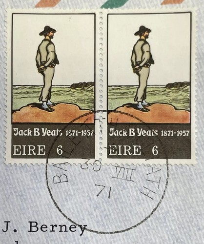 First Day of Issue 1971 Ireland Cover Mail to Massachusetts You Grade Philatelic - Picture 3 of 6