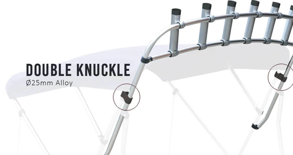 Clamp on Fishing Rod Holder/Rocket Launcher 6 Rod Holders - Max width 1.9m - image 4 of 4