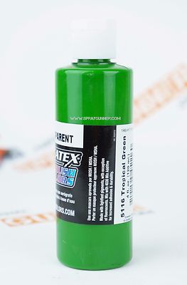 Createx Airbrush Colors 5116 transparent Tropical Green 4oz. water-based paint 