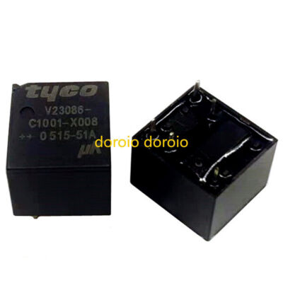 2Pcs TYCO V23086-C1001-X008 Automotive Key Relay 5Pins