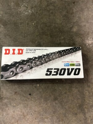 DID O-RING CHAIN 530VOX118ZB 530 118 RIVIT LINK