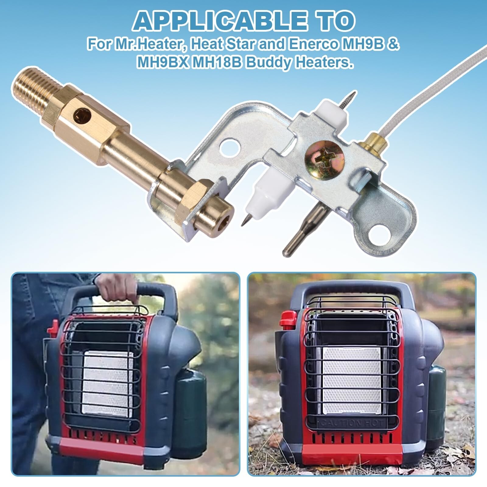 78422 F278527 Heater Thermocouple Pilot Assembly for Portable ODS Mr.Heater B...