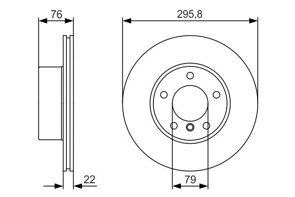 BOSCH BREMSSCHEIBEN 290mm BELÄGE VORNE Passend Für SJ413 Samurai