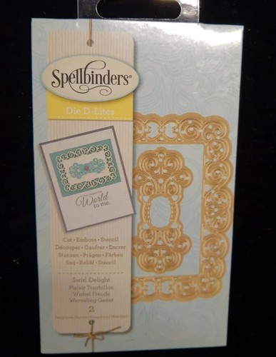 Spellbinders Dies D-Lites ~ Swirl Delight ~ New in Package ~ S2-142