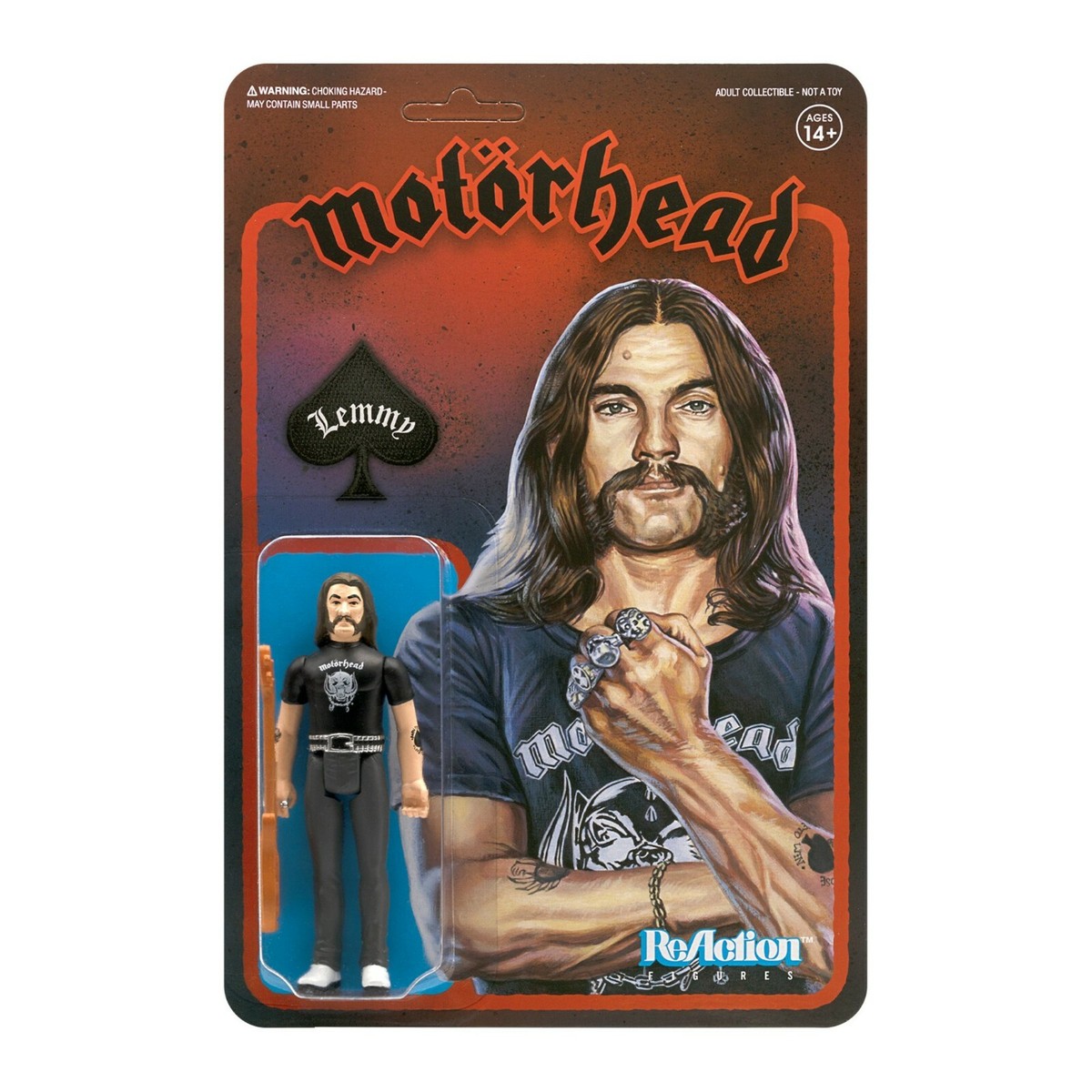 MOTORHEAD Lemmy Kilmister SUPER7 ReAction 3.75