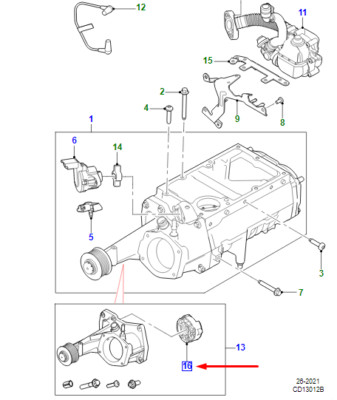 JAGUAR F-TYPE Coupe X152 Kompressor Isolator C2D60917 NEU ORIGINAL