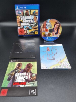 Grand Theft Auto V Sony PlayStation 4 mit Anleitung und Karte PS4 GTA