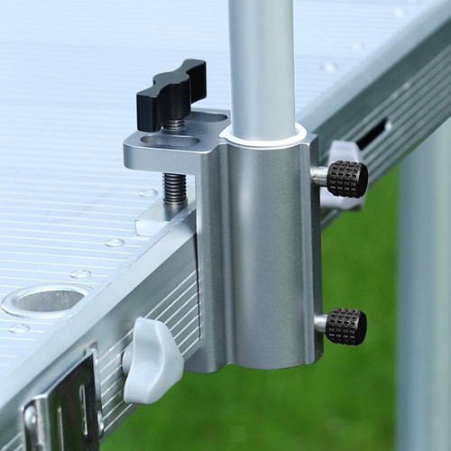 Pince Réglable Pour Parapluie Sur Chaise - Support 360° - Pour Pêche, Terrasse, Poussette
