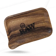 RAW Wooden Pour Rolling Tray