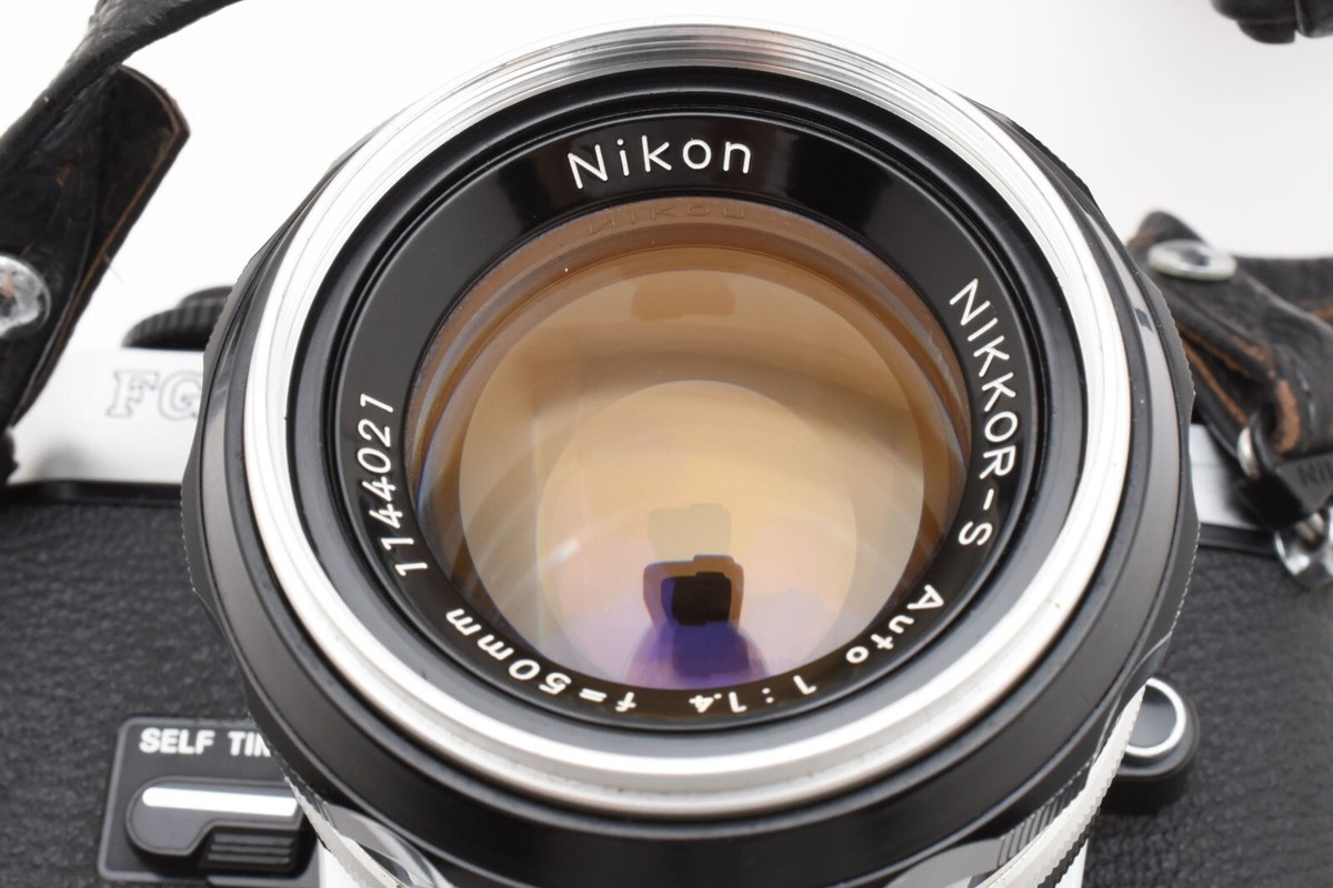 N Mint w/Strap] Nikon FG-20 35mm SLR Film Camera Nikkor-S