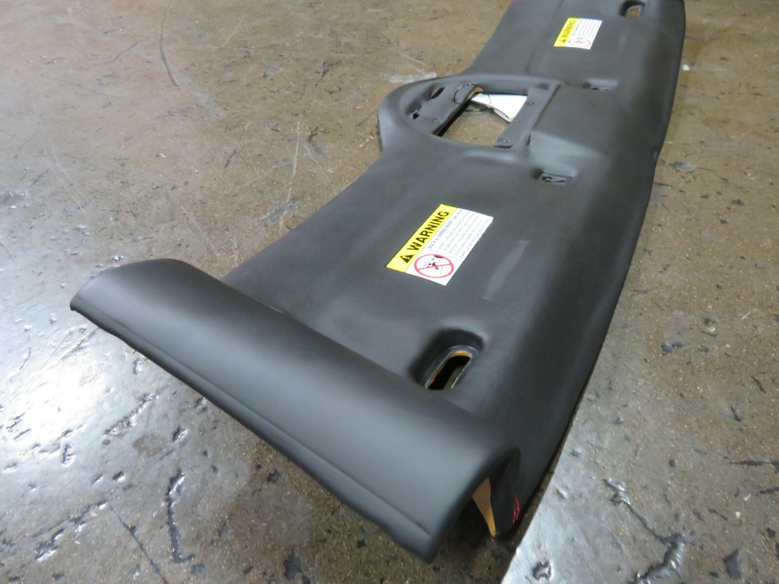 Ferrari 612 Scaglietti, Sun Visor Trim Panel, Used, Blk/Red, P/N 66972700