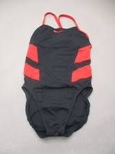 NIKE HYDRASTRONG Size 4 Women Unlined Wireless One-Piece Sports Swimming Suit 5i