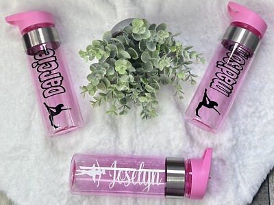 Mädchen Ballett Tänzerin Gymnastik Trinkflasche Schule, Geburtstagsgeschenk, Ballerina