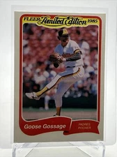 1985 Fleer Limited Edition Goose Gossage Baseball Card #10 NM-MT FREE SHIPPING