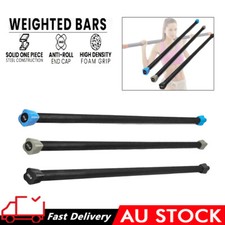 Full Body Weighted Padded Workout Bar Aerobics Bar For Gym Yoga Exercise Fitness