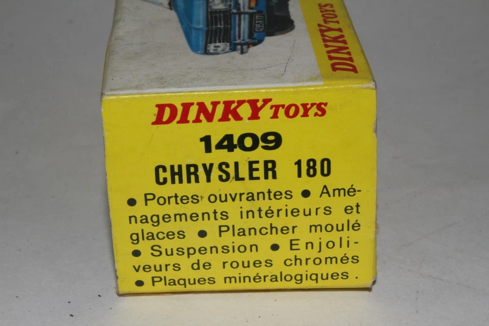 Dinky Toys #1409 Chrysler Modelo 180 Sedán con Caja Original Foto 4 de 4