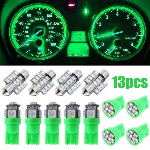Car Interior LED Lights Package Kits for Dome Map License Plate Lamp Bulb 5Color - Picture 10 of 16