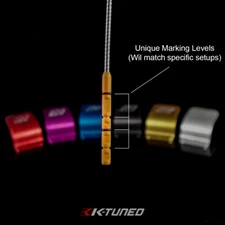 K-Tuned (V2) Billet Oil Dipstick Dip Stick for Honda K24 (BLACK)