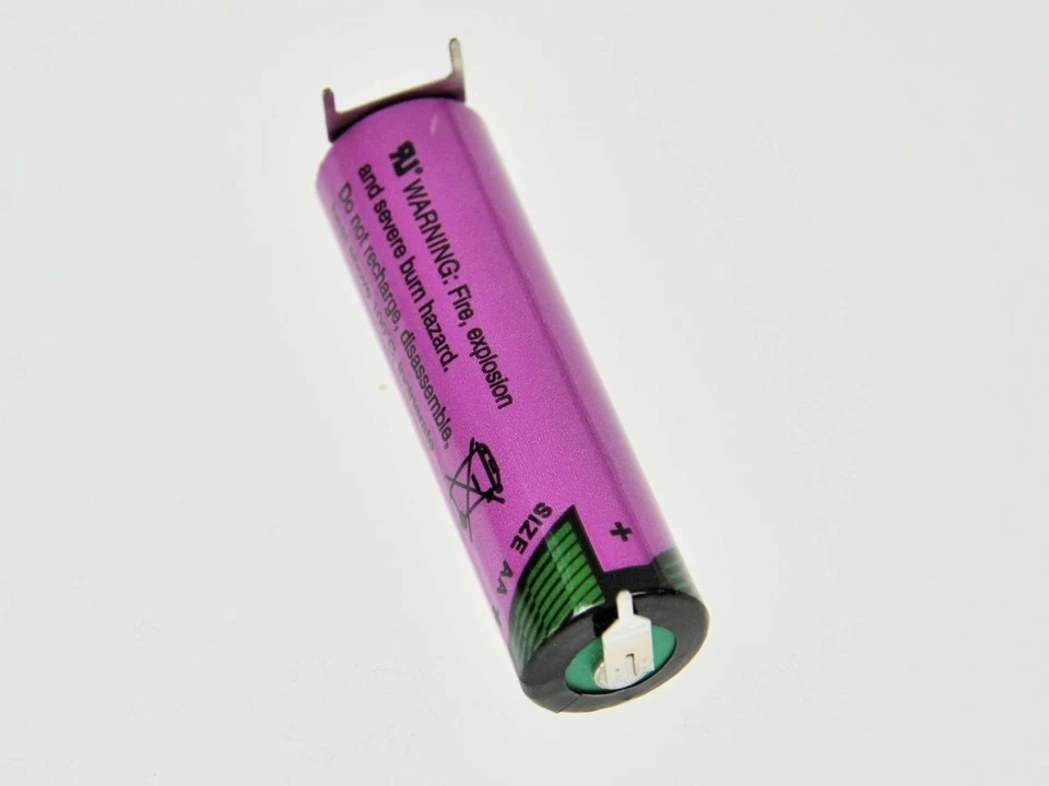 SL 360 Tadiran Lithium Batterie AA  3,6V  SL-360 Sonnenschein Lötpin 3er Print - Bild 2 von 2