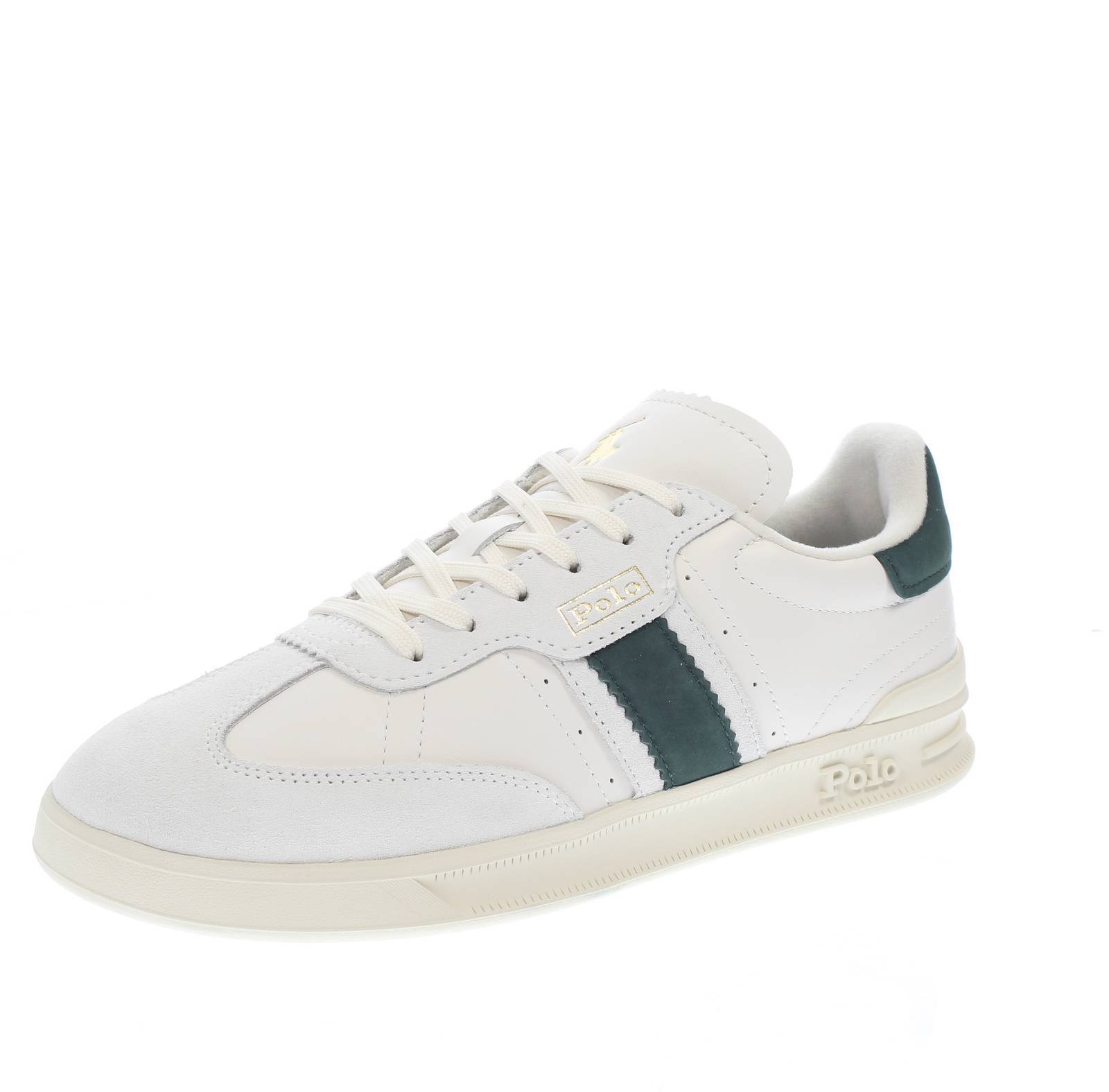 Ralph Lauren Heritage Aera - Кроссовки Basse из натуральной замши Bianco - Taglia 42 24990₽