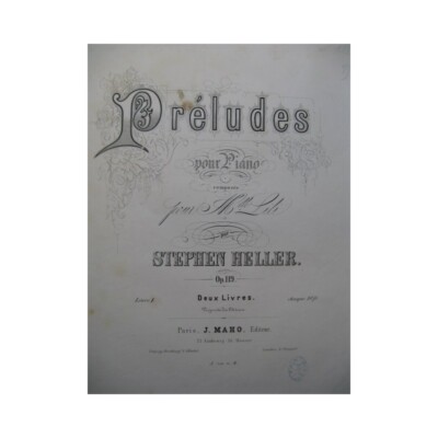Heller Stephen 18 Präludien Hörbuch 1 Piano 1867