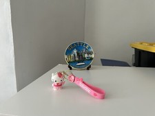 Hello Kitty Cartoon Doll Bag Pendant Rubber  Metal Keychain