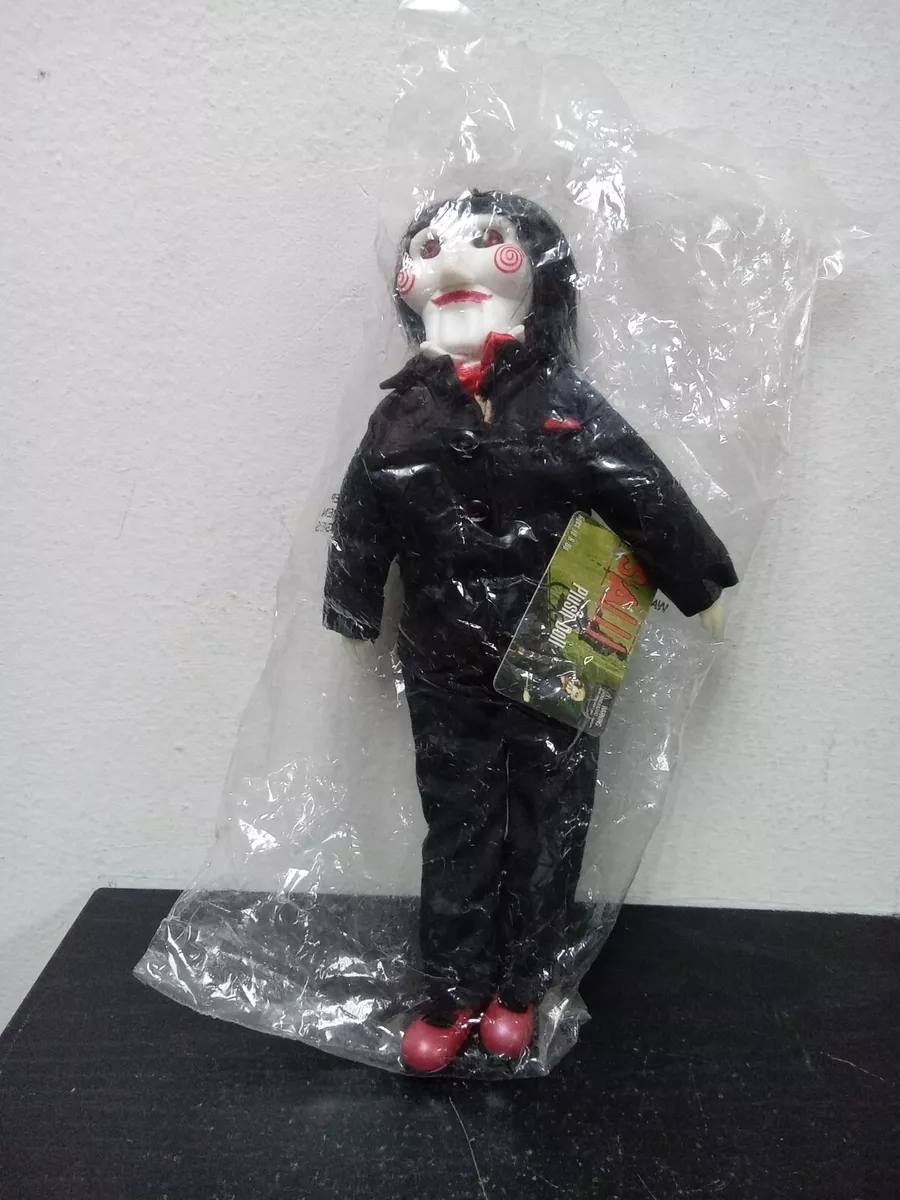 Vtg Saw Movie Billy The Puppet Jigsaw Plush figure NECA 9