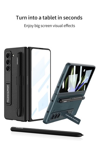 Case For Samsung Z Fold 5 Cover Hard Shockproof Fold5 Screen Protector Galaxy - 第 20/31 張圖片