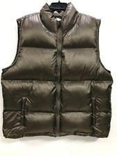 Pacsun Puffy Zip-up Vest. Shinny Brown