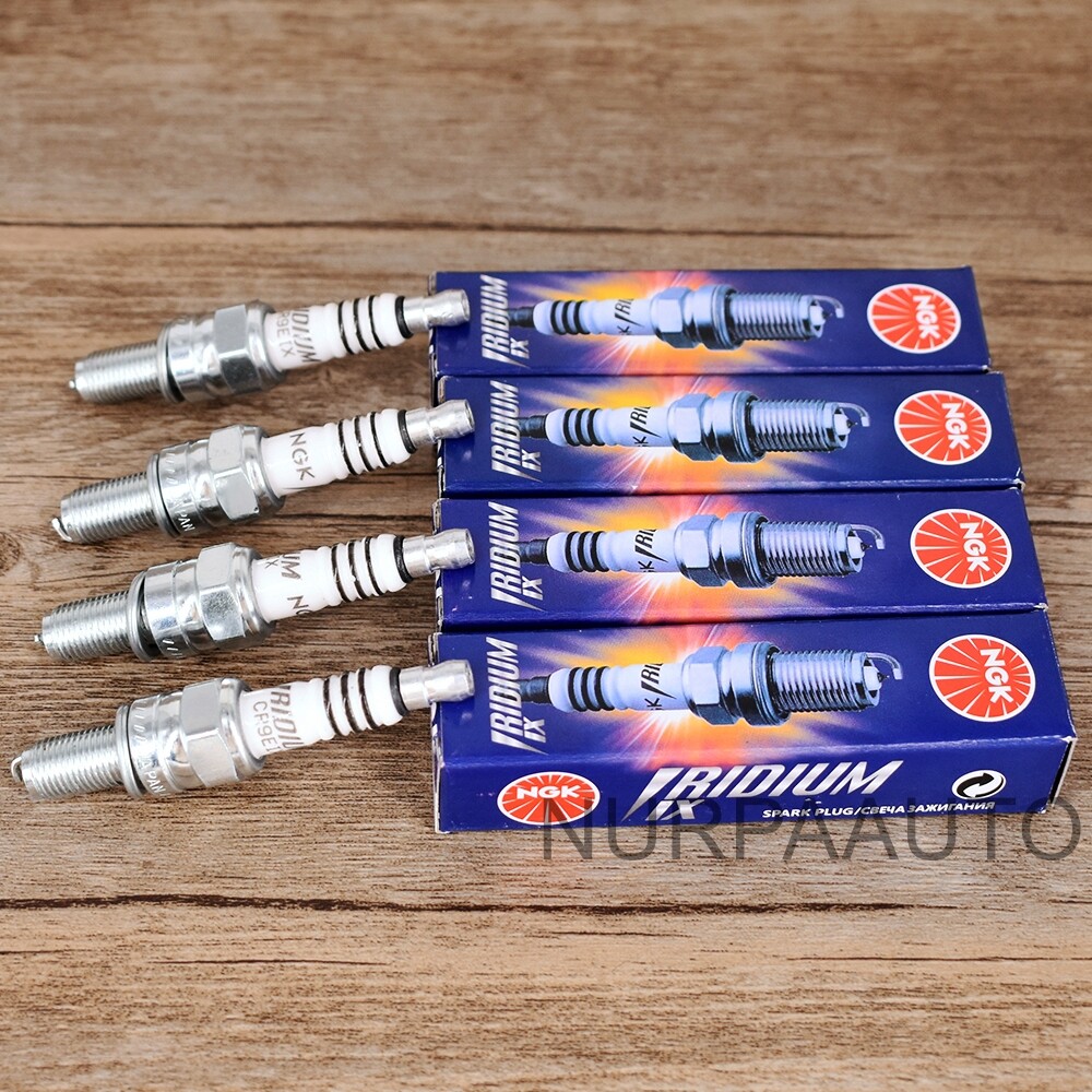 4x NGK Iridium IX Spark Plug CR9EIX For SUZUKI GSXR Motorcycle