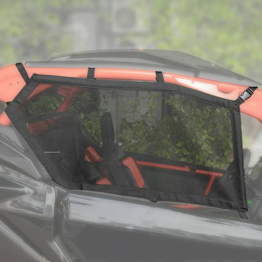 KEMIMOTO 2 Pcs Front Window Nets Set for Can Am Maverick X3 Max 