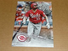 2022 Topps 2021 GREATEST HITS JUMBO 5 X 7 35/49 JESSE WINKER REDS