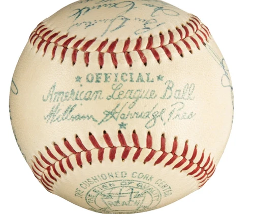 New York Yankees Team New York Yankees Baseball MLB Original Autographed Items