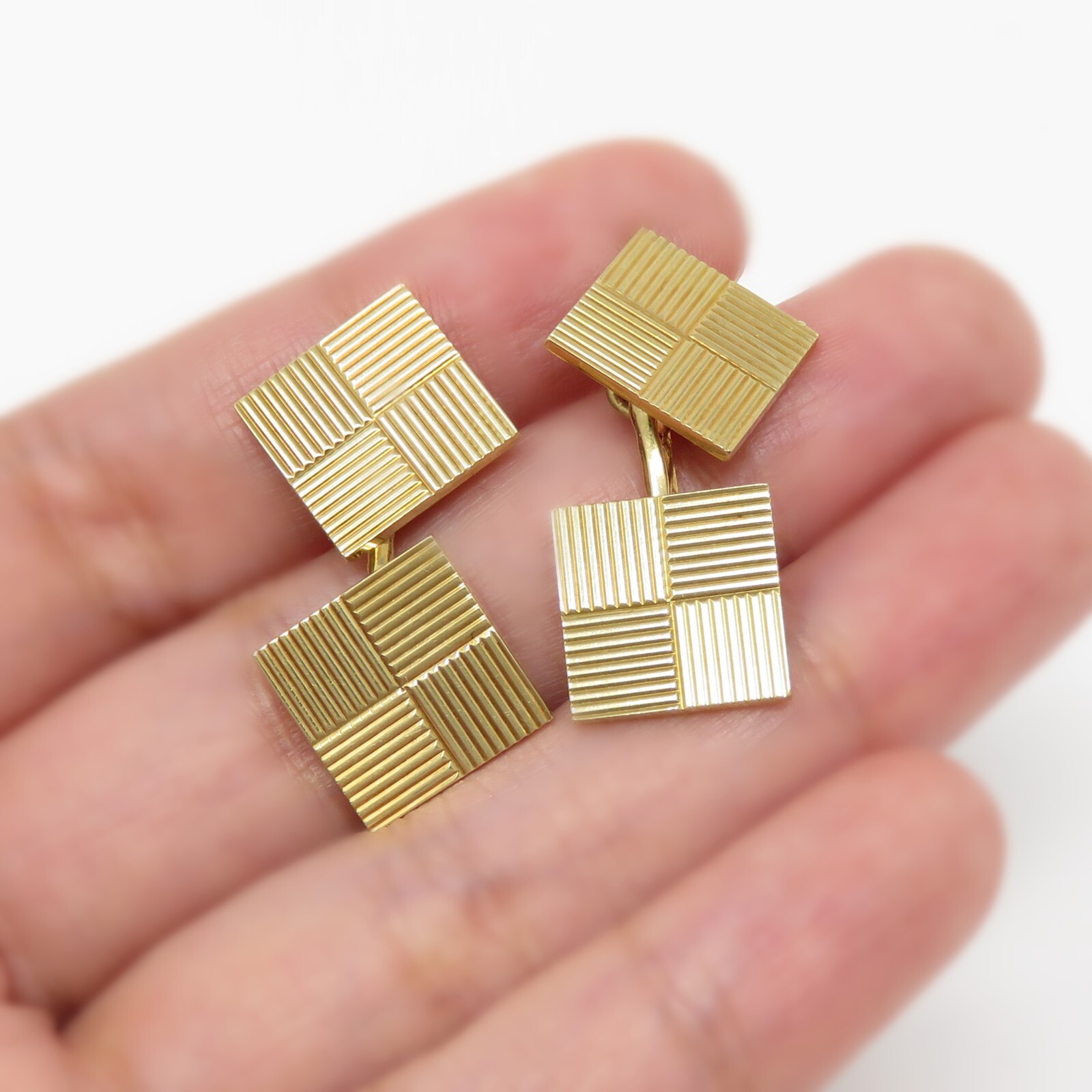 NYJEWEL Tiffany & Co. 14k Yellow Gold Square Cuff… - image 5