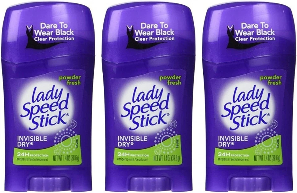 Lady Speed Stick Invisible Dry Antiperspirant And Deodorant Stick, Powder Fresh