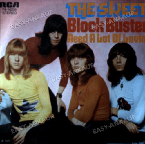 The Sweet - Block Buster 7" (VG/VG) .