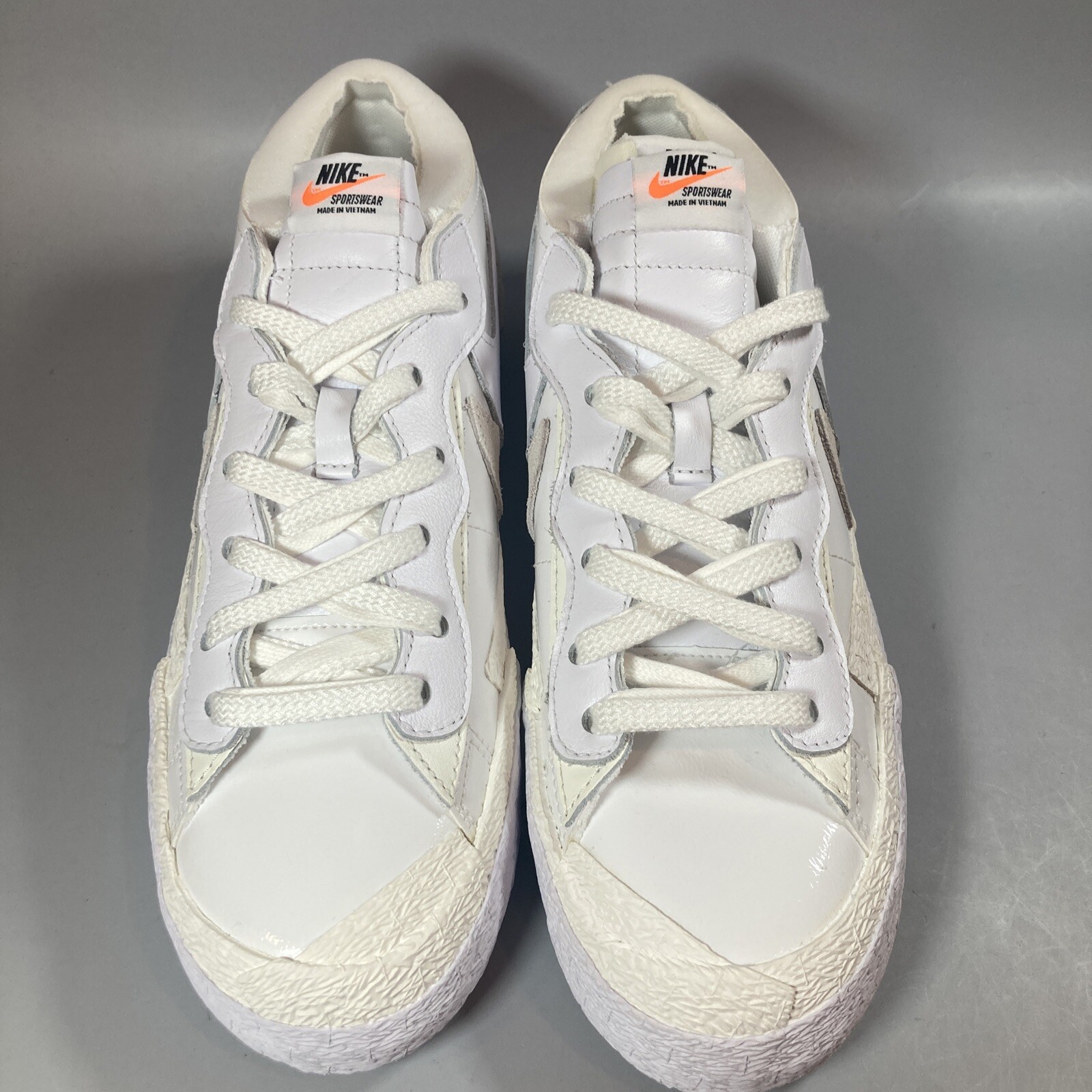 SACAI X NIKE Size 10.5 Nike Blazer Low x Sacai Shiny White 2022