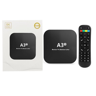 HTV A3 Chinese TV BOX (2G+16G)Android Fun 4K 美國快速發貨 免费直播/點播频道/成人频道 EVPAD FUN TV