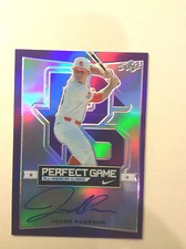 JACOB PEARSON 2016 Leaf Metal Perfect Game AUTO Autograph Purple 15/25 Card